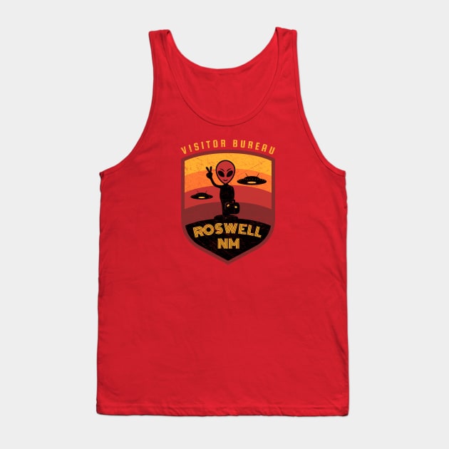 Roswell Visitor Bureau Tank Top by NeuLivery